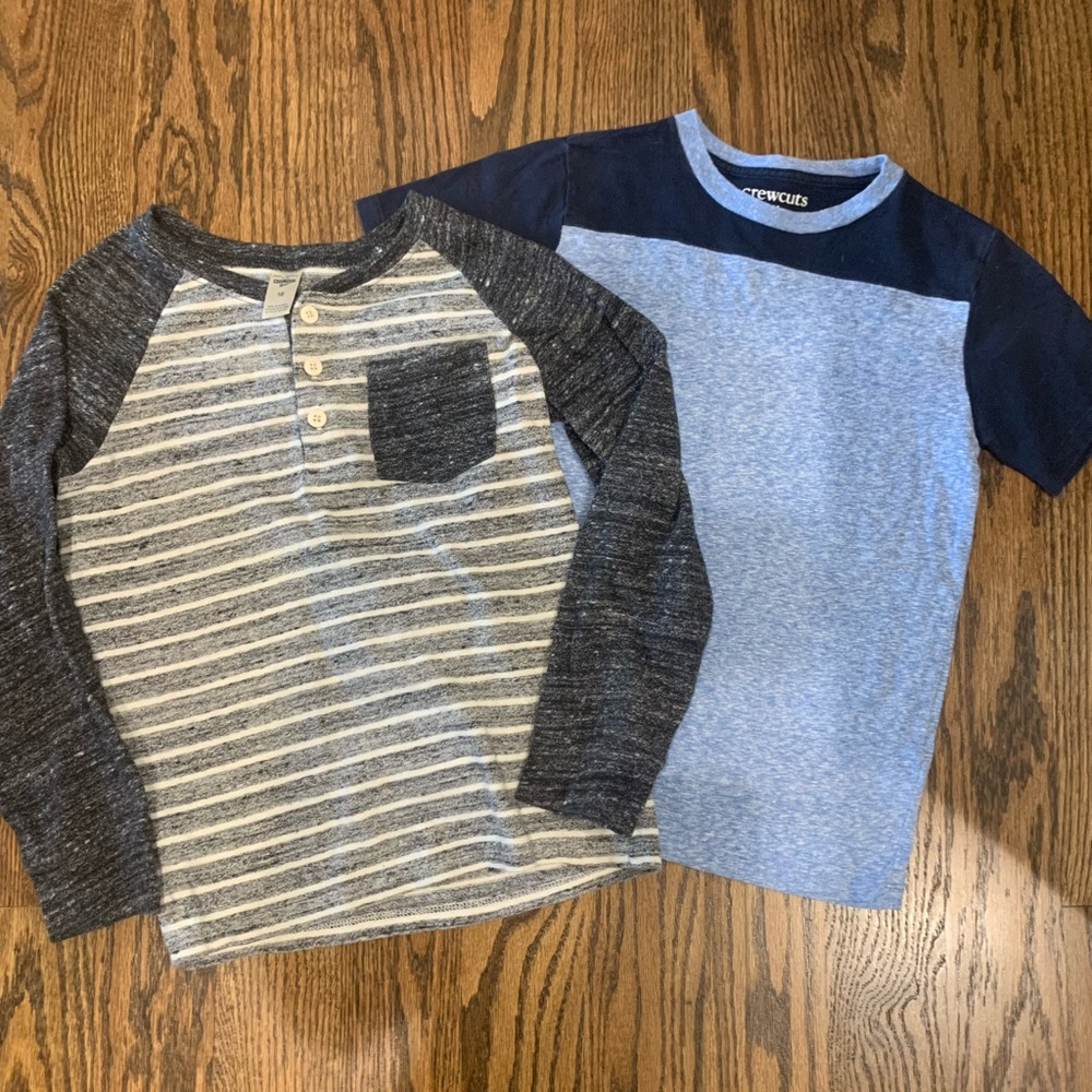 Boys crew and osh kosh tee